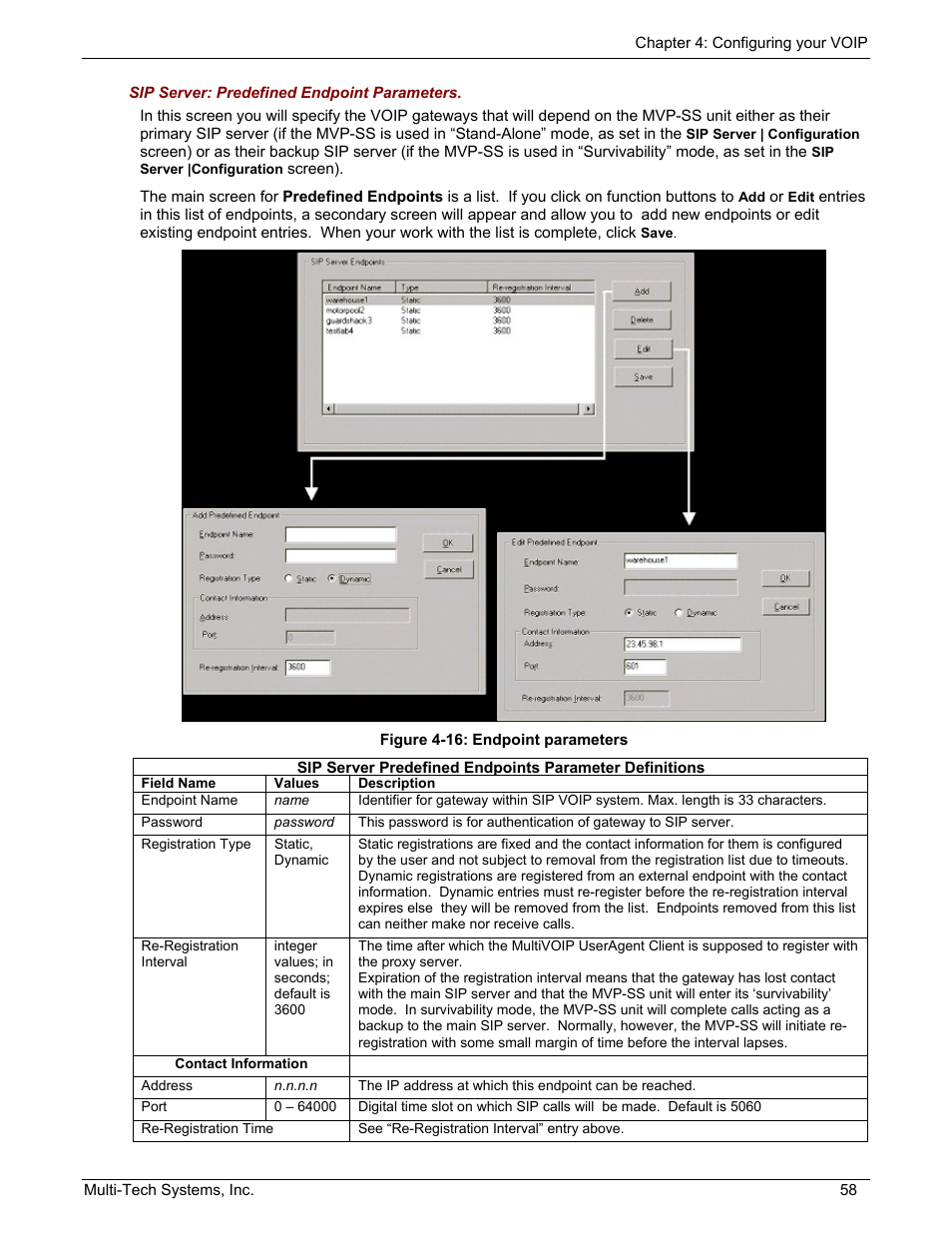 Multi-Tech Systems MULTIVOIP MVP210/410/810 User Manual | Page 58 / 144