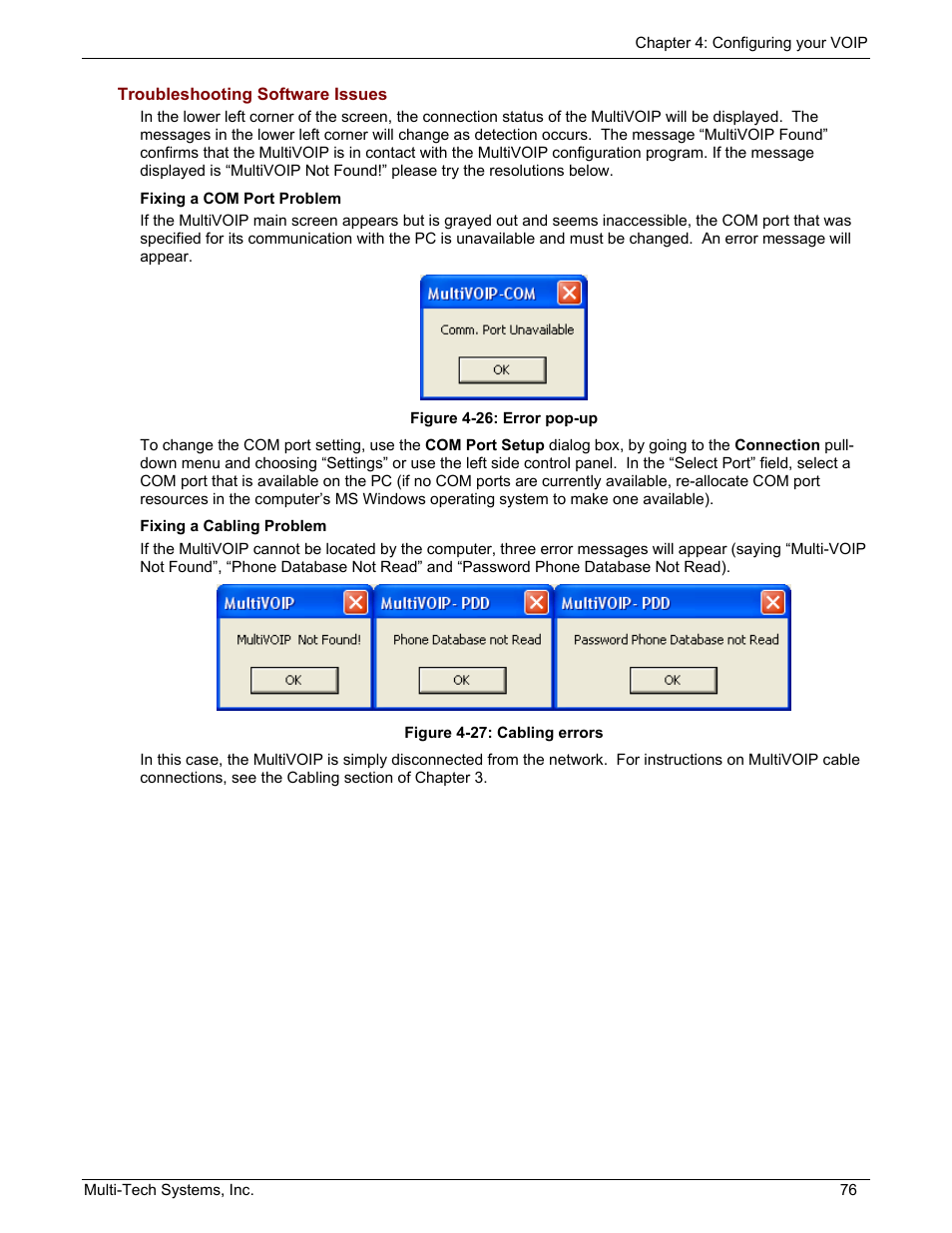 Multi-Tech Systems MULTIVOIP MVP210/410/810 User Manual | Page 76 / 144
