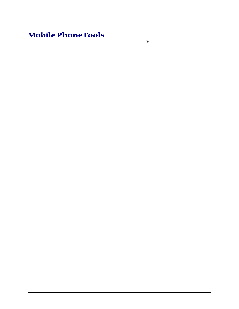 Mobile phonetools | Multi-Tech Systems MTCBA-C-U User Manual | Page 28 / 35