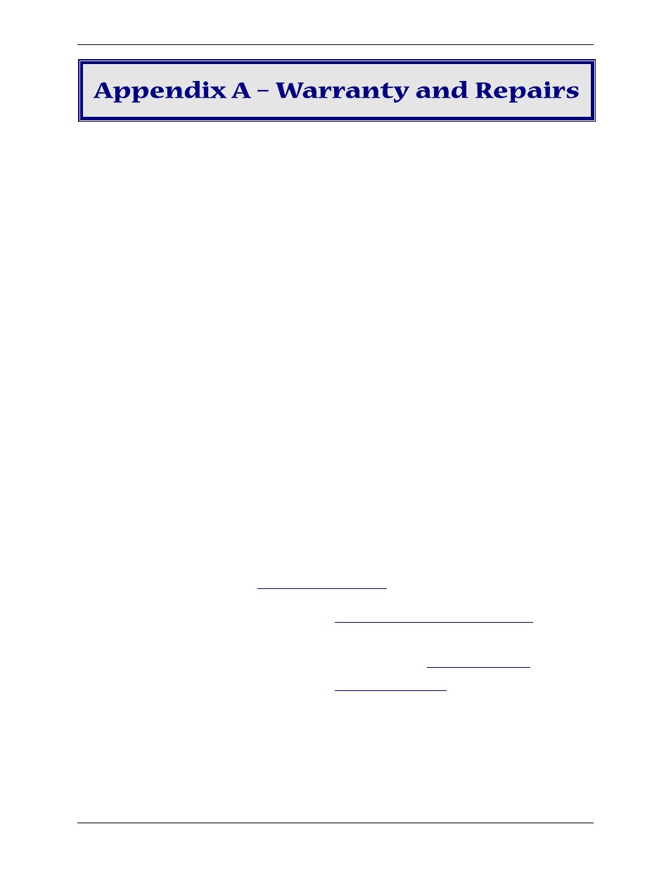 Appendix a – warranty and repairs | Multi-Tech Systems MTCBA-C-U User Manual | Page 33 / 35