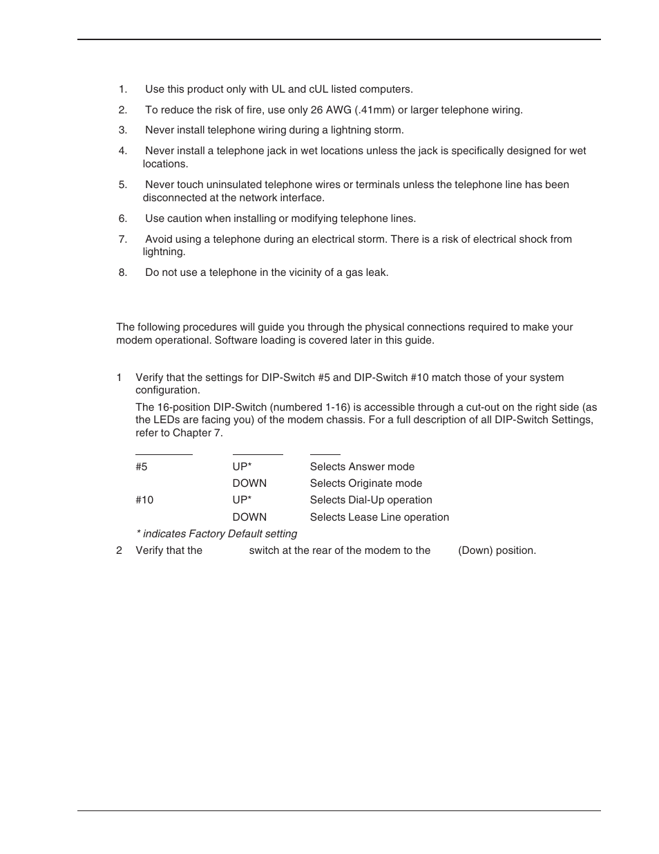 1 safety warnings, 2 installation procedure, Safety warnings | Installation procedure | Multi-Tech Systems BA-Series User Manual | Page 15 / 109
