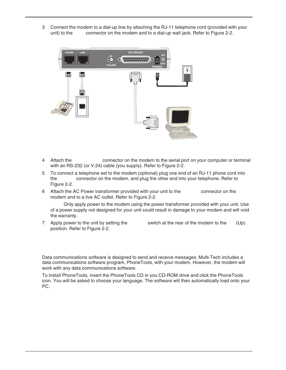 3 installing data communications software, Installing data communications software | Multi-Tech Systems BA-Series User Manual | Page 16 / 109