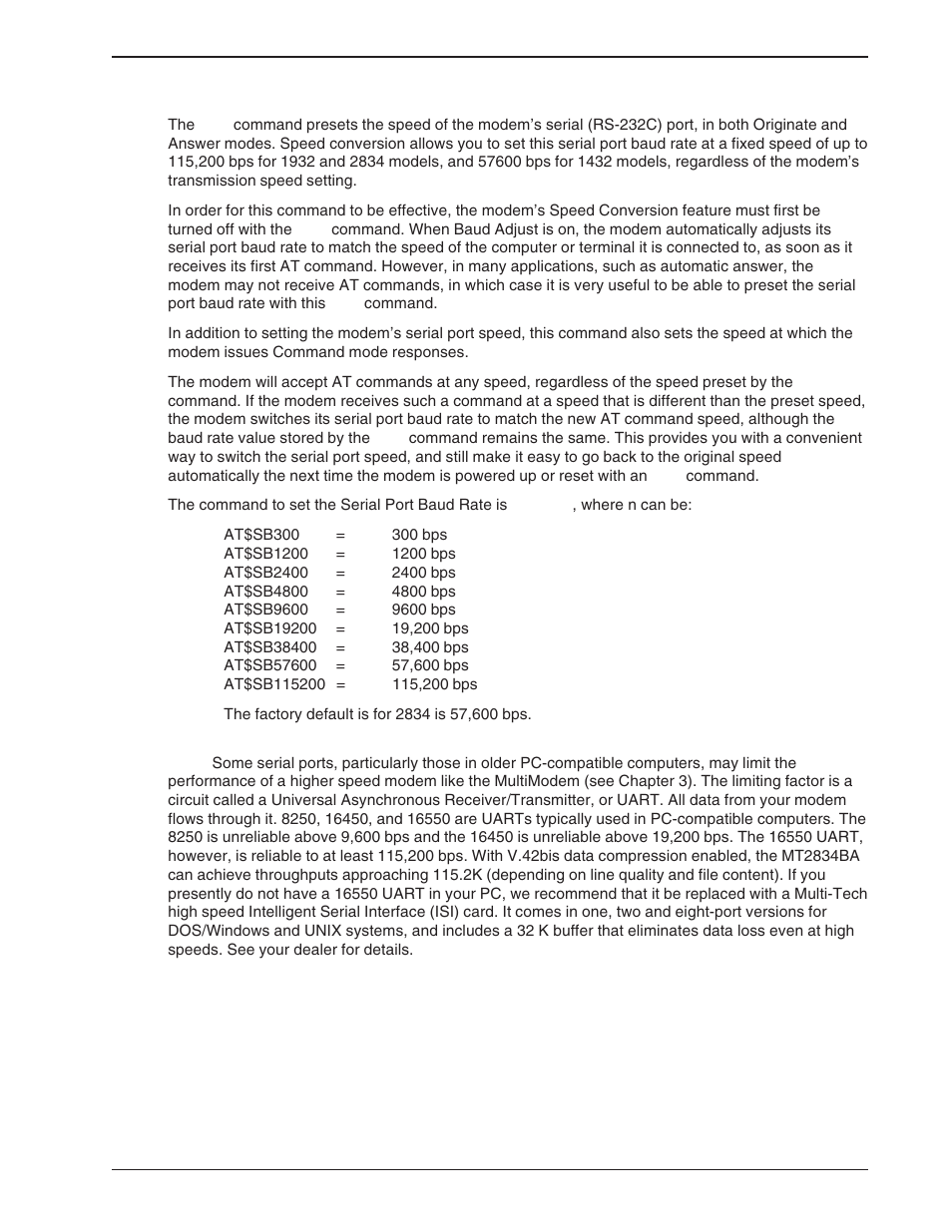 Multi-Tech Systems BA-Series User Manual | Page 45 / 109