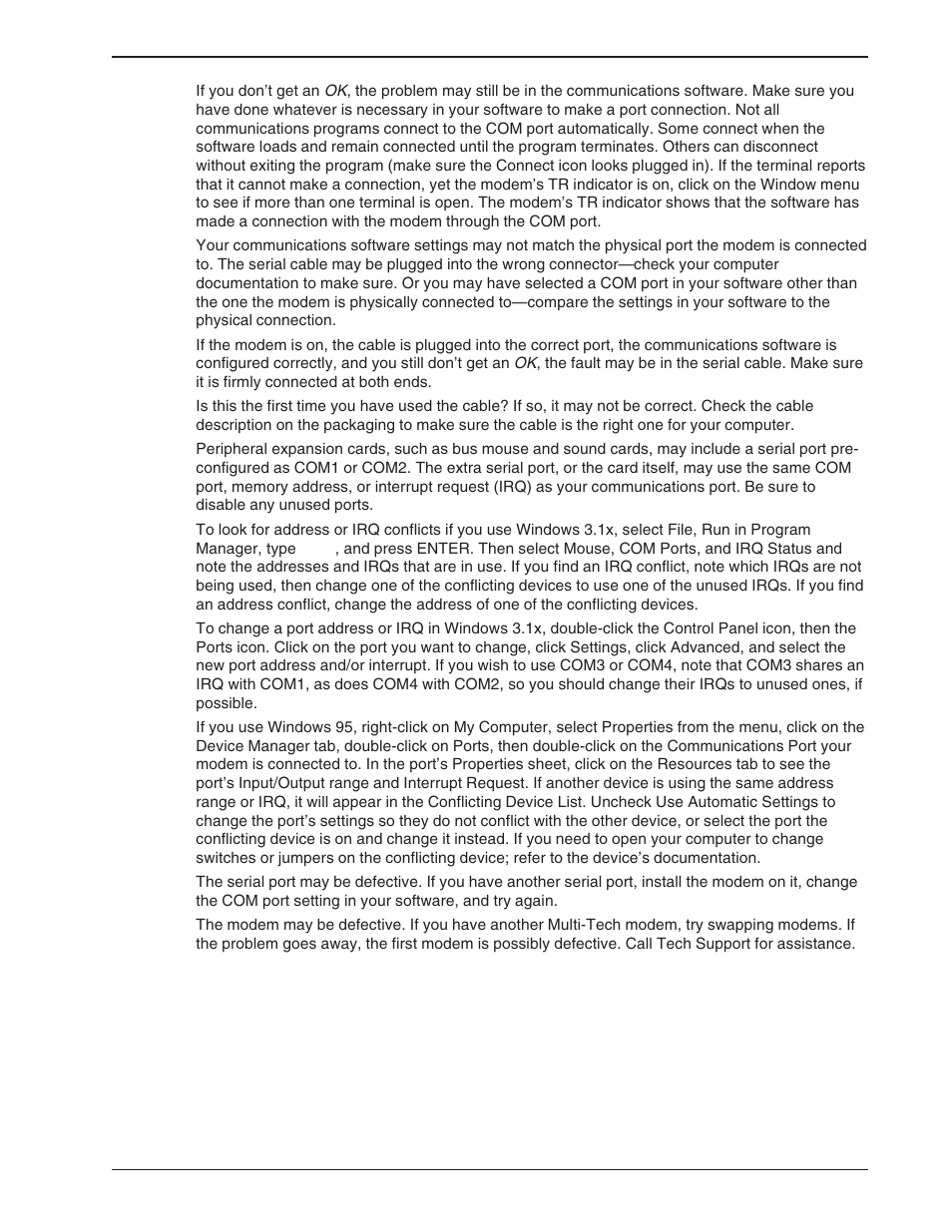 Multi-Tech Systems BA-Series User Manual | Page 83 / 109