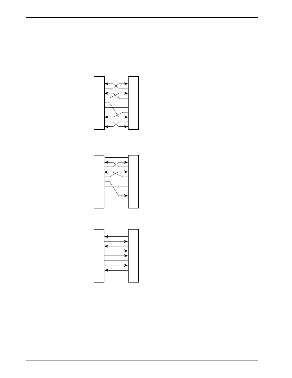 Appendix c - cabling diagrams, Channel cables, 120 datatalker owner’s manual | Dce to channel cabling (with eia pass-through), Dte to channel cabling, Dce to channel cabling (without eia pass-through) | Multi-Tech Systems DataTalker DT101/xx User Manual | Page 120 / 154