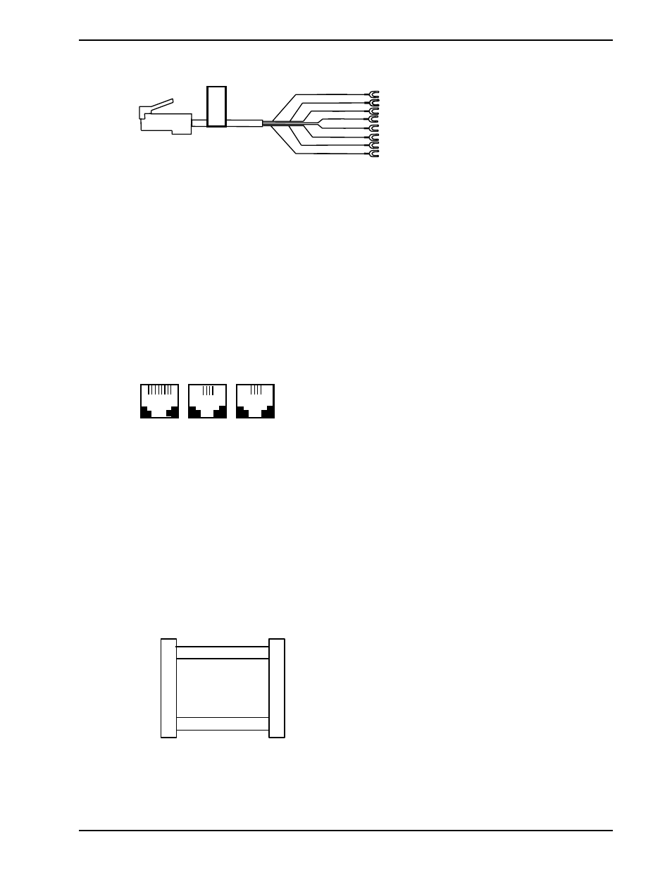 E&m voice/fax channel cable, Voice/fax channel connectors, Dsu back-to-back cable | Multi-Tech Systems DataTalker DT101/xx User Manual | Page 123 / 154