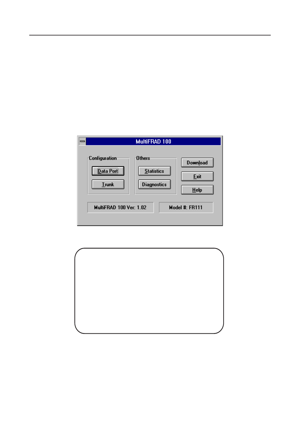 4 configuring your multifrad using a dumb terminal | Multi-Tech Systems FR111 User Manual | Page 44 / 99