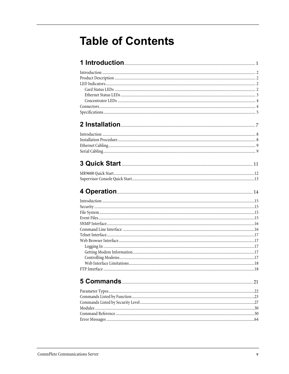 Multi-Tech Systems MR9600 User Manual | Page 7 / 86