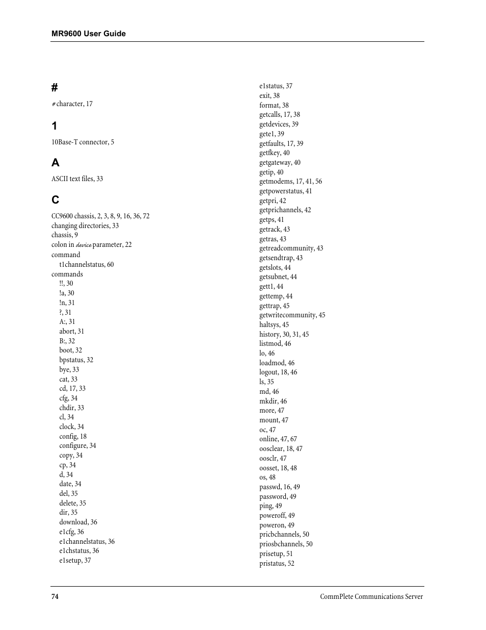 Multi-Tech Systems MR9600 User Manual | Page 82 / 86