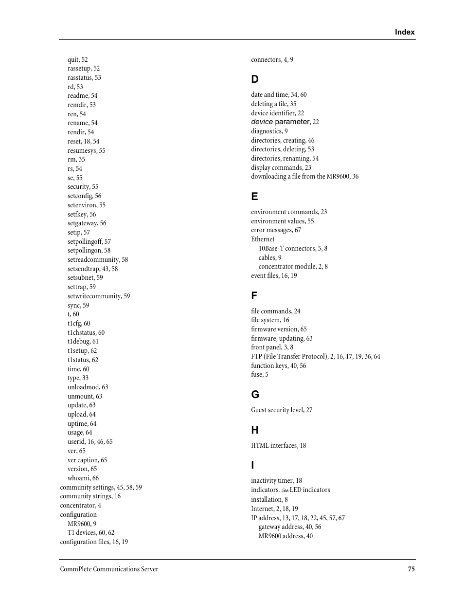 Multi-Tech Systems MR9600 User Manual | Page 83 / 86