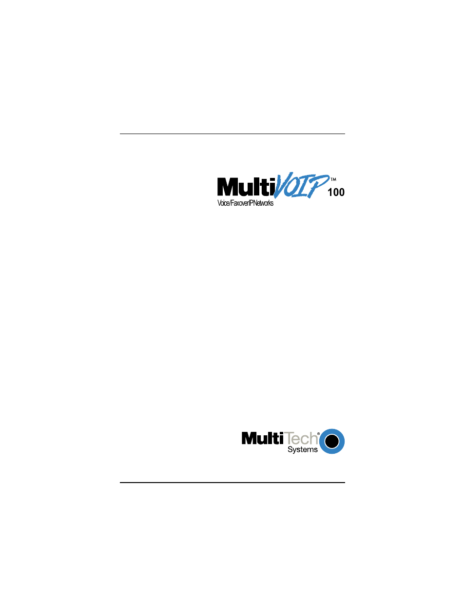 Multi-Tech Systems MVP110 User Manual | 36 pages