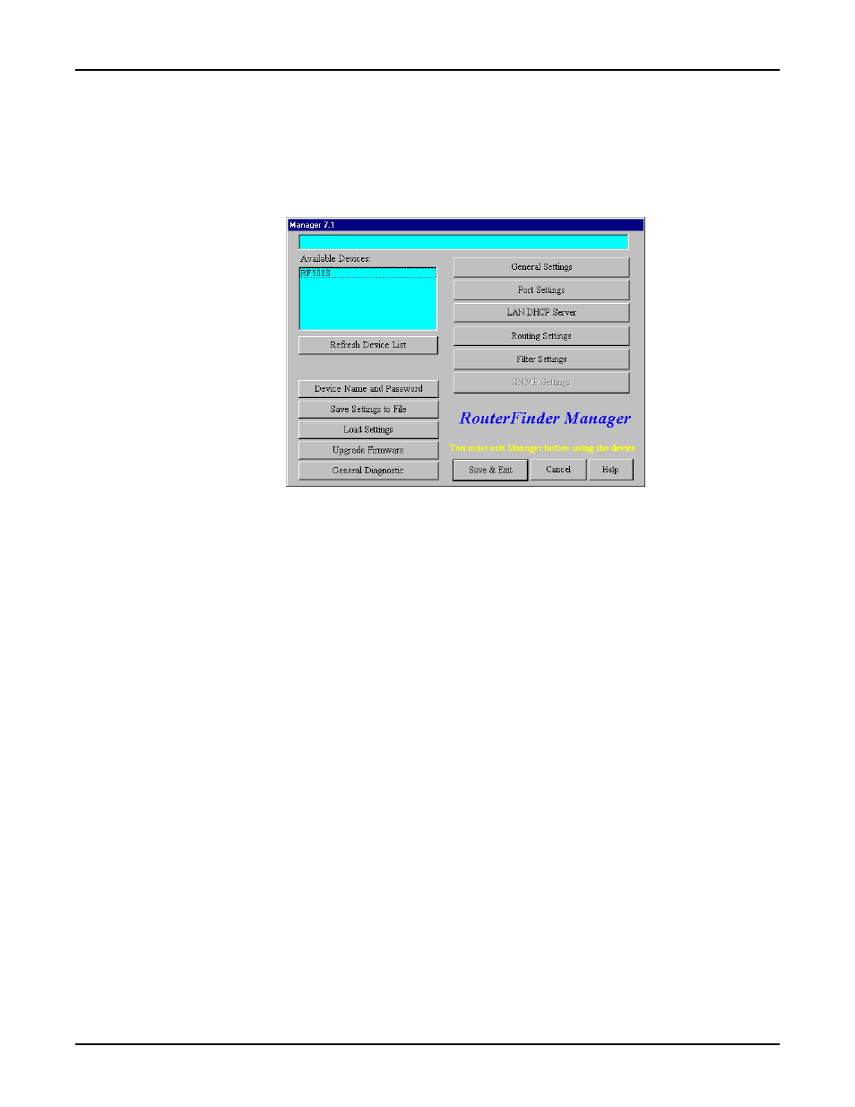 Routefinder manager | Multi-Tech Systems RF500S User Manual | Page 39 / 134