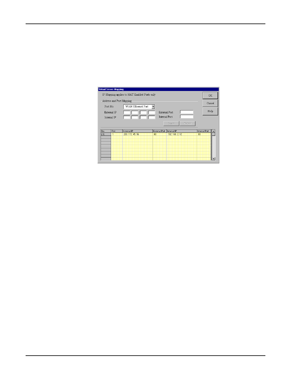 Enable ip mapping - virtual server | Multi-Tech Systems RF500S User Manual | Page 47 / 134