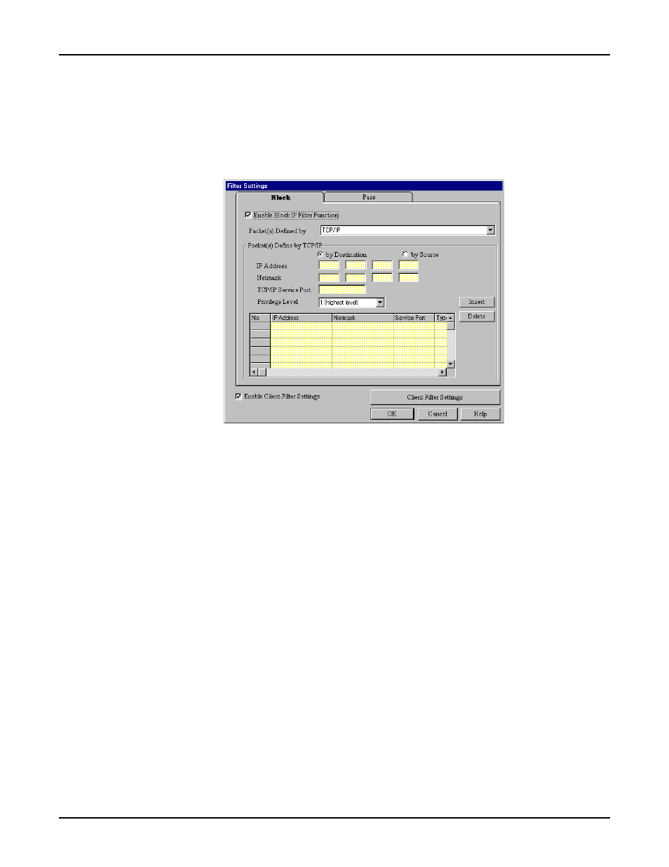 Filter settings | Multi-Tech Systems RF500S User Manual | Page 57 / 134