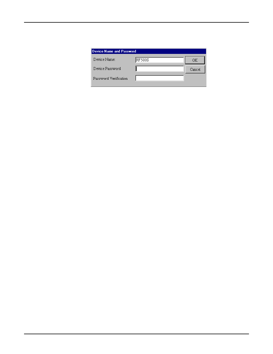 Device name and password | Multi-Tech Systems RF500S User Manual | Page 62 / 134