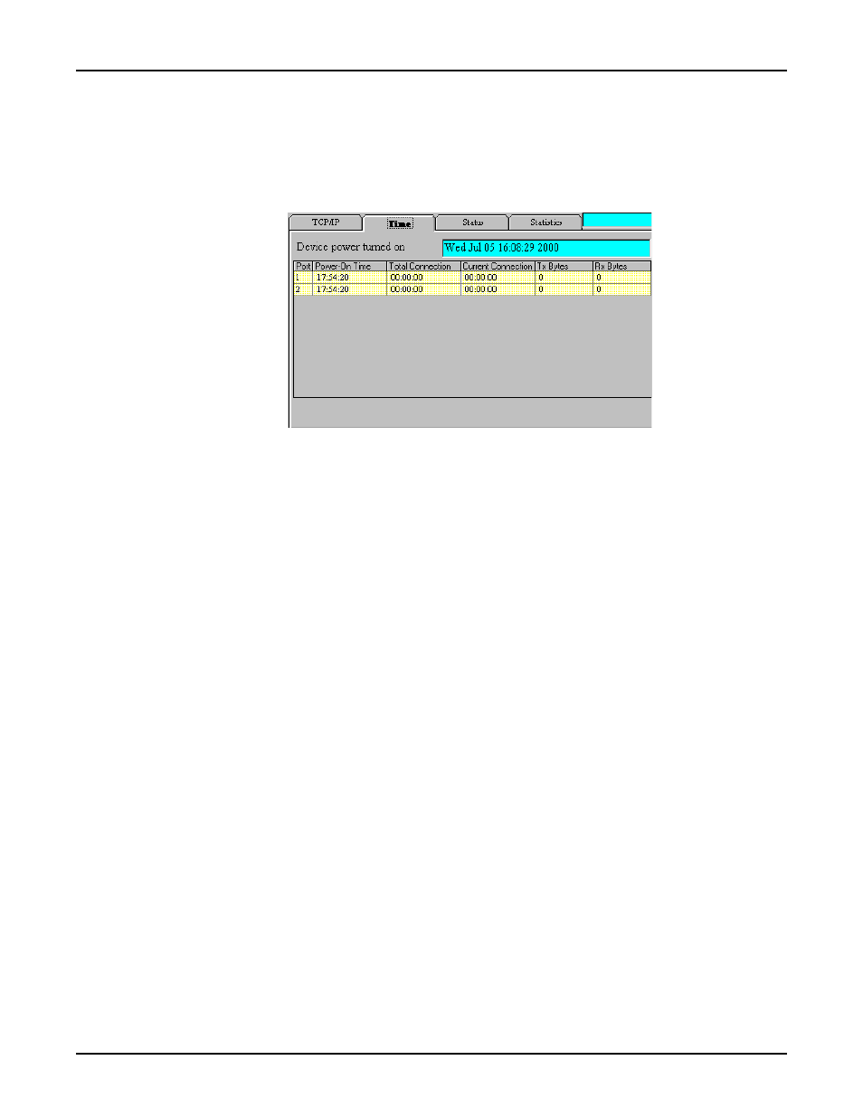 Time tab | Multi-Tech Systems RF500S User Manual | Page 76 / 134