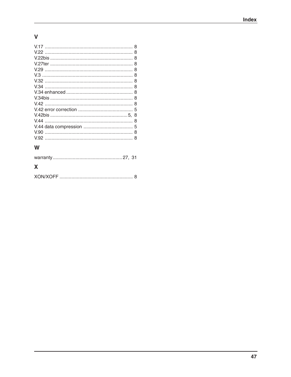 Multi-Tech Systems MULTIMODEM MT5634ZPX-V.92-ISA User Manual | Page 47 / 47
