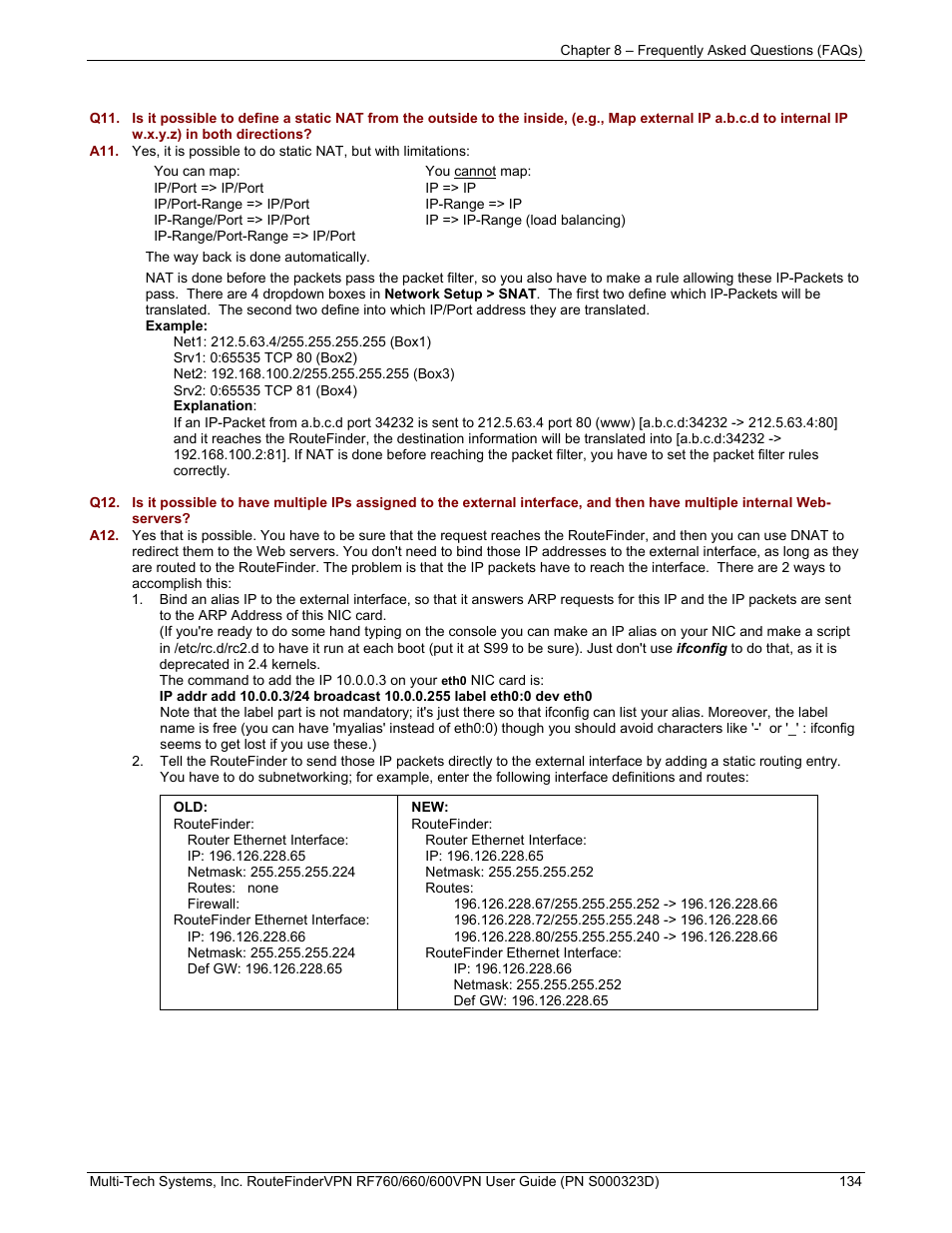 Multi-Tech Systems RF660 User Manual | Page 134 / 189