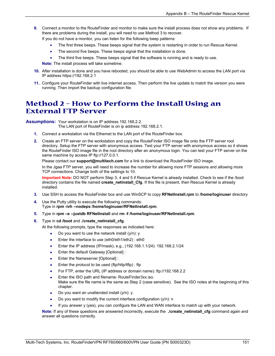 Multi-Tech Systems RF660 User Manual | Page 151 / 189