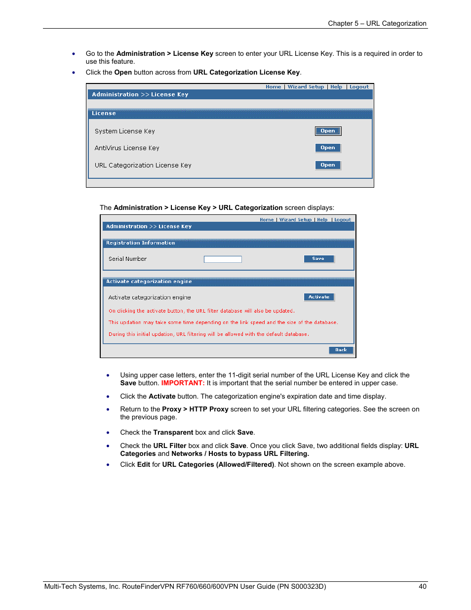 Multi-Tech Systems RF660 User Manual | Page 40 / 189