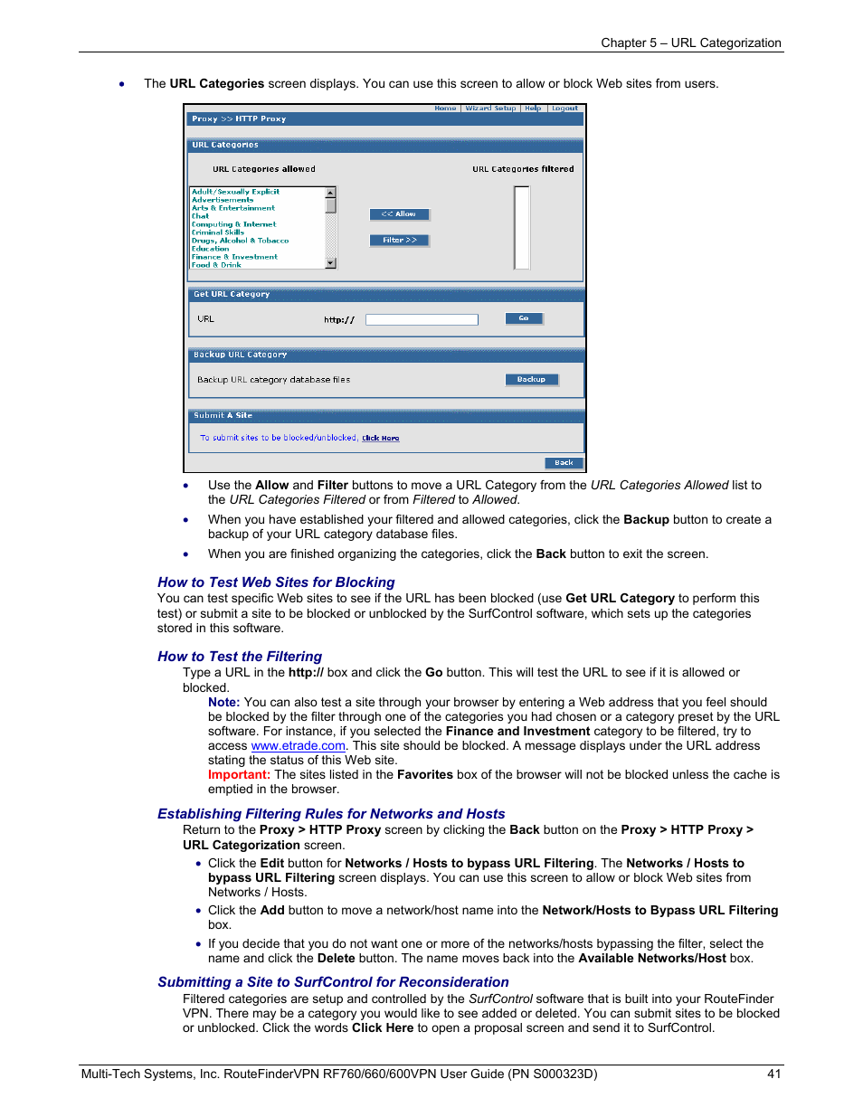 Multi-Tech Systems RF660 User Manual | Page 41 / 189