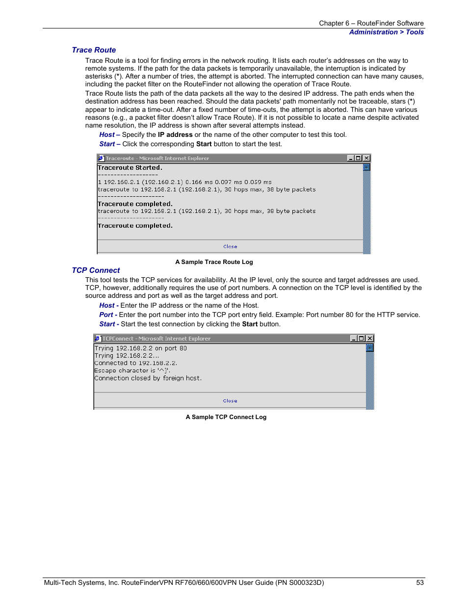 Multi-Tech Systems RF660 User Manual | Page 53 / 189