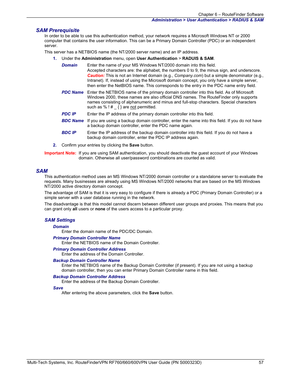 Multi-Tech Systems RF660 User Manual | Page 57 / 189