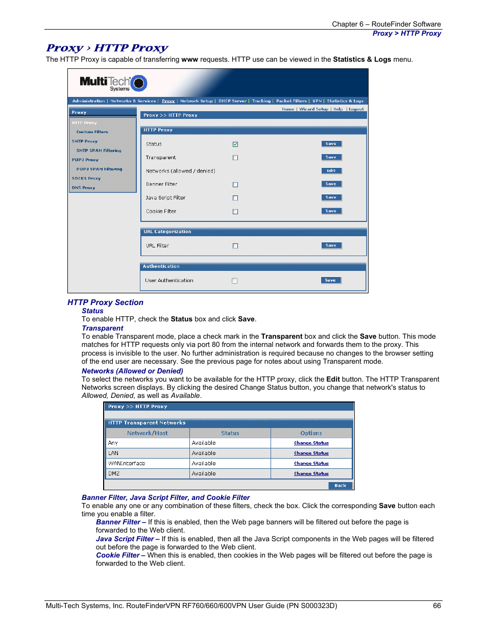 Multi-Tech Systems RF660 User Manual | Page 66 / 189
