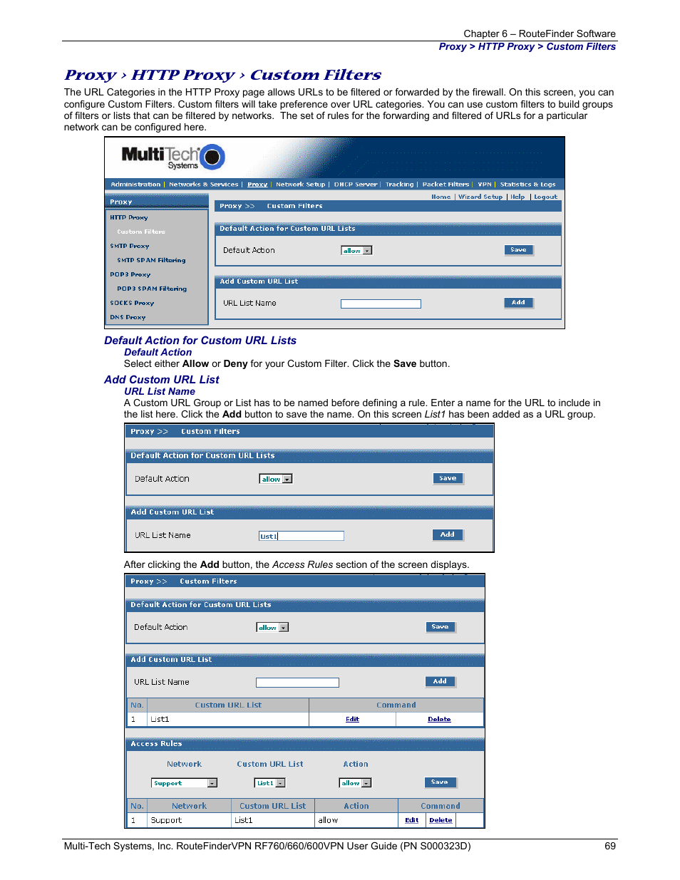 Multi-Tech Systems RF660 User Manual | Page 69 / 189