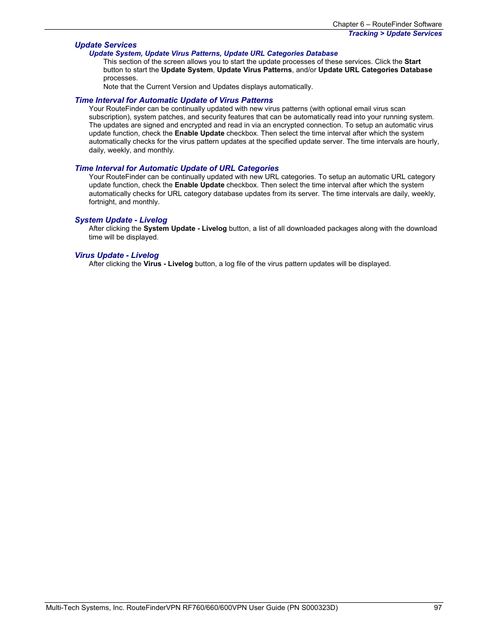 Multi-Tech Systems RF660 User Manual | Page 97 / 189