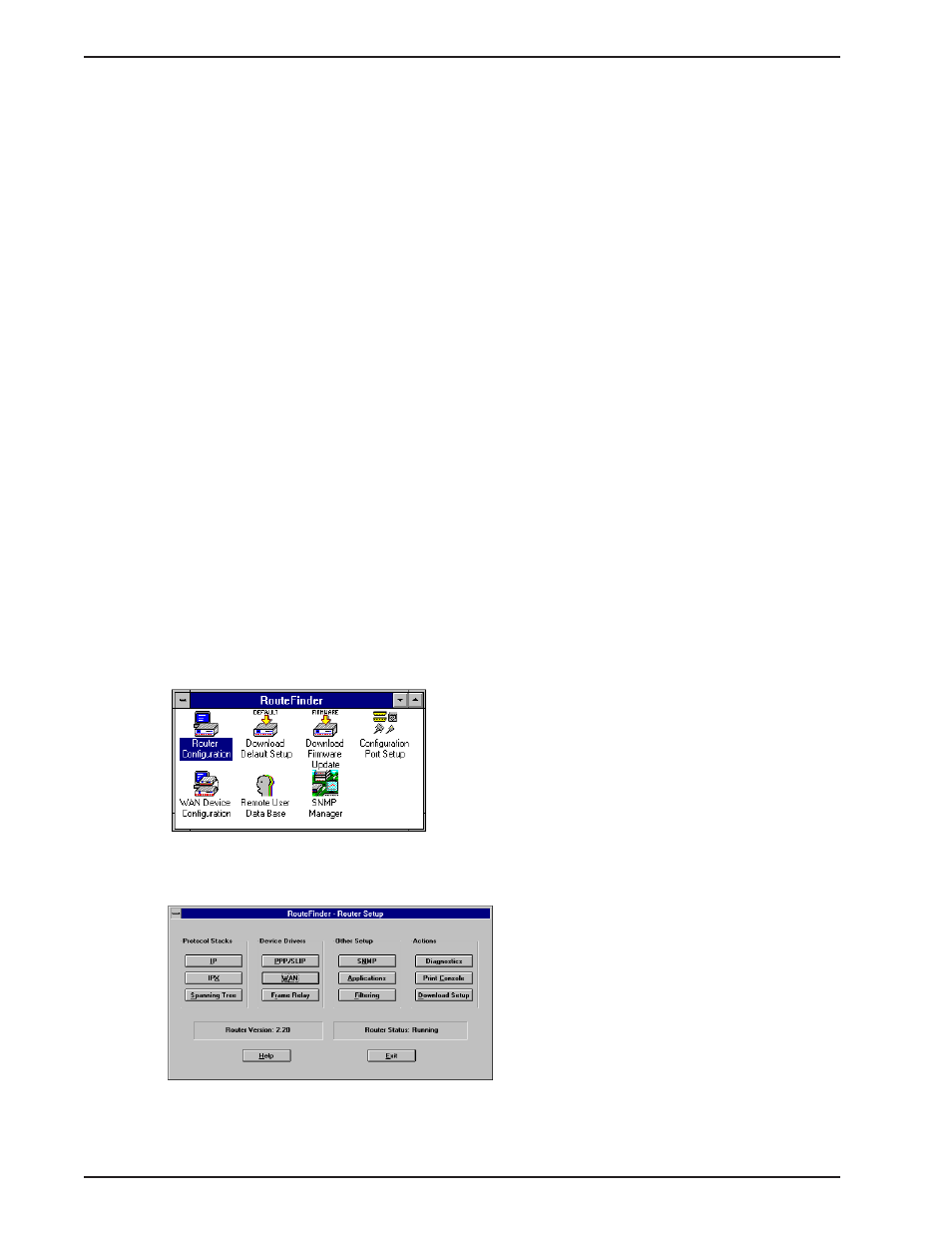 3 setting up a frame relay network, 1 configuring the mounds view site, Mounds view - frame relay | Setting up a frame relay network, Setting up a frame relay network 6.3.1, Configuring the mounds view site | Multi-Tech Systems MTASR1-100 User Manual | Page 130 / 207