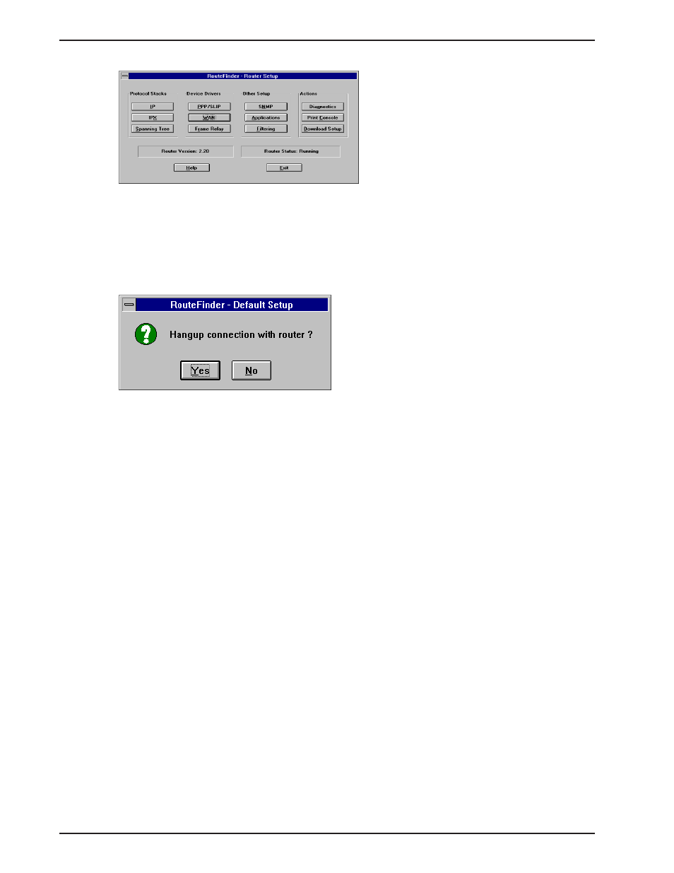 Hangup | Multi-Tech Systems MTASR1-100 User Manual | Page 150 / 207