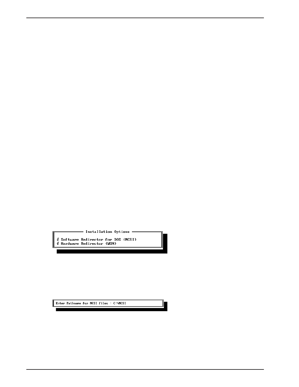 1 introduction, 2 installing mcsi, Hardware redirector card | Installing mcsi, Multi-tech's communication services interface, Novell, Novell network, Software redirector, Introduction | Multi-Tech Systems MTASR1-100 User Manual | Page 170 / 207