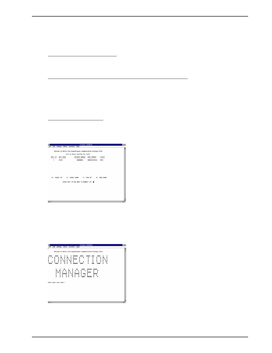 Asynchronous gateway server, Display connection manager menu, Enable | Multi-Tech Systems MTASR1-100 User Manual | Page 73 / 207