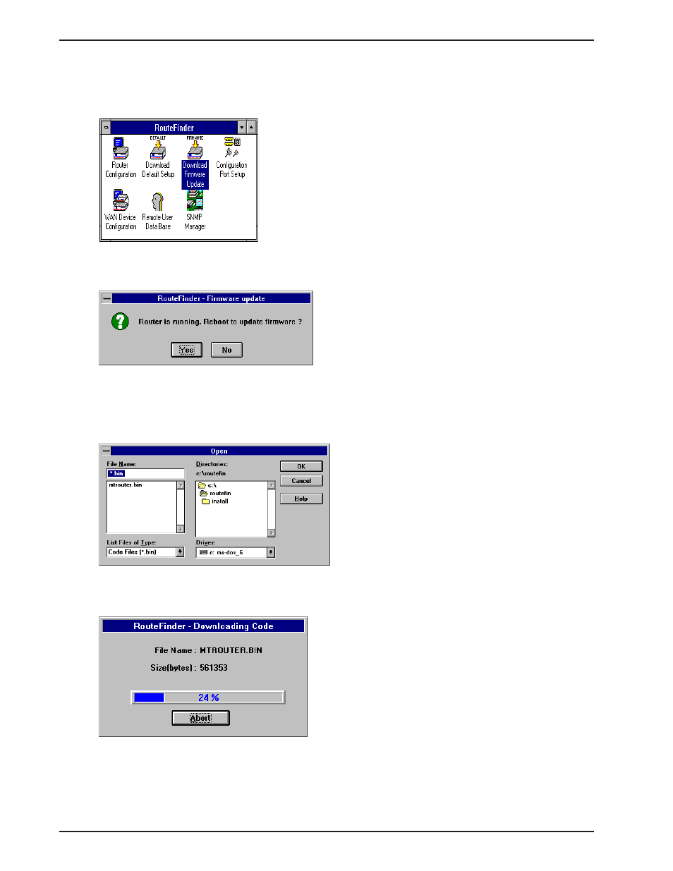 4 download firmware update, Download firmware update | Multi-Tech Systems MTASR1-100 User Manual | Page 84 / 207