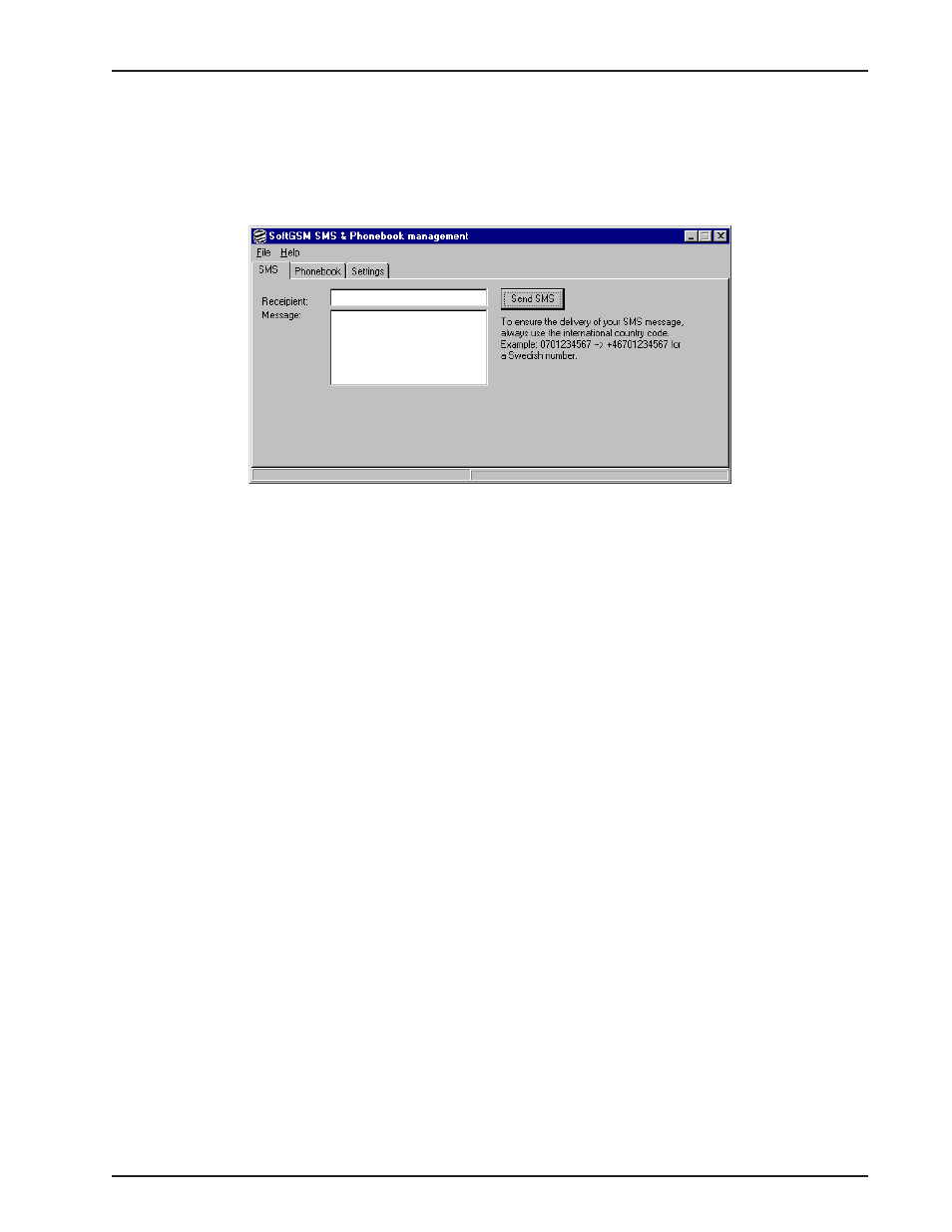 Sending sms messages, Phonebook utility | Multi-Tech Systems MTSGSM User Manual | Page 23 / 81