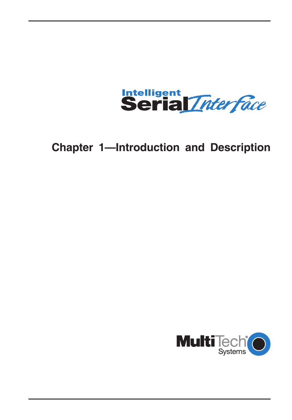 Multi-Tech Systems ISI5634PCI/4/8 User Manual | Page 5 / 122