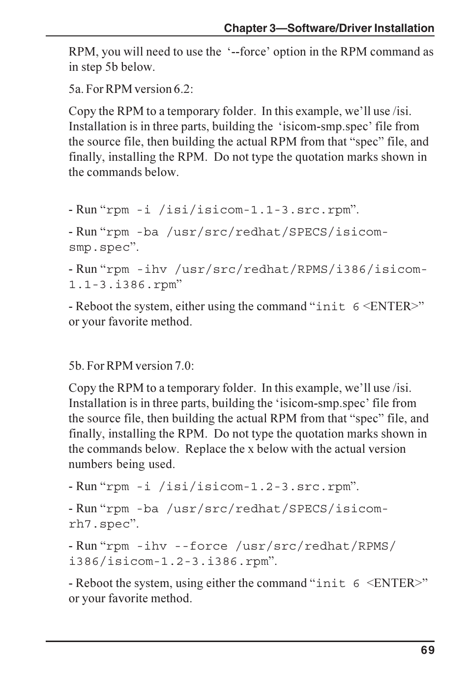 Multi-Tech Systems ISI5634PCI/4/8 User Manual | Page 69 / 122
