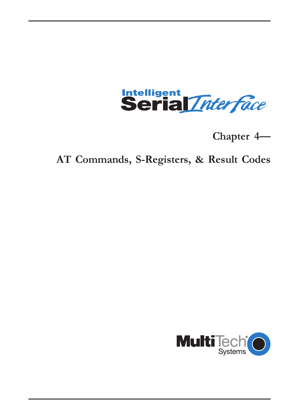 Multi-Tech Systems ISI5634PCI/4/8 User Manual | Page 75 / 122