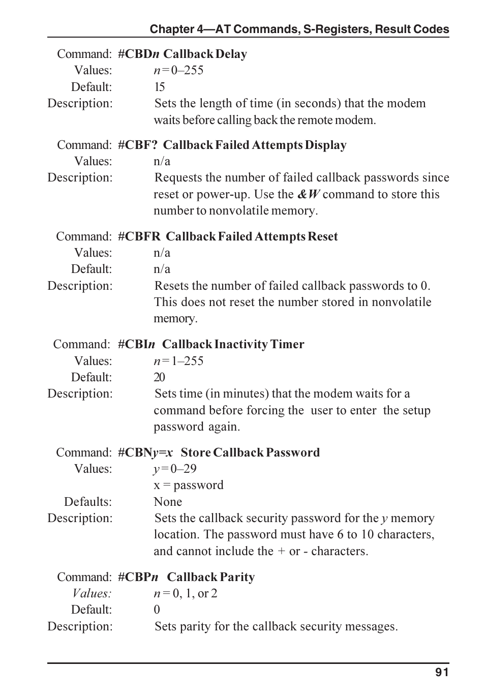 Multi-Tech Systems ISI5634PCI/4/8 User Manual | Page 91 / 122
