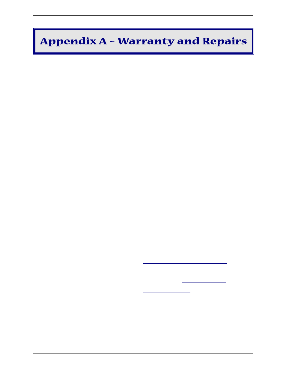 Appendix a – warranty and repairs | Multi-Tech Systems MTCBA-G-U User Manual | Page 33 / 35