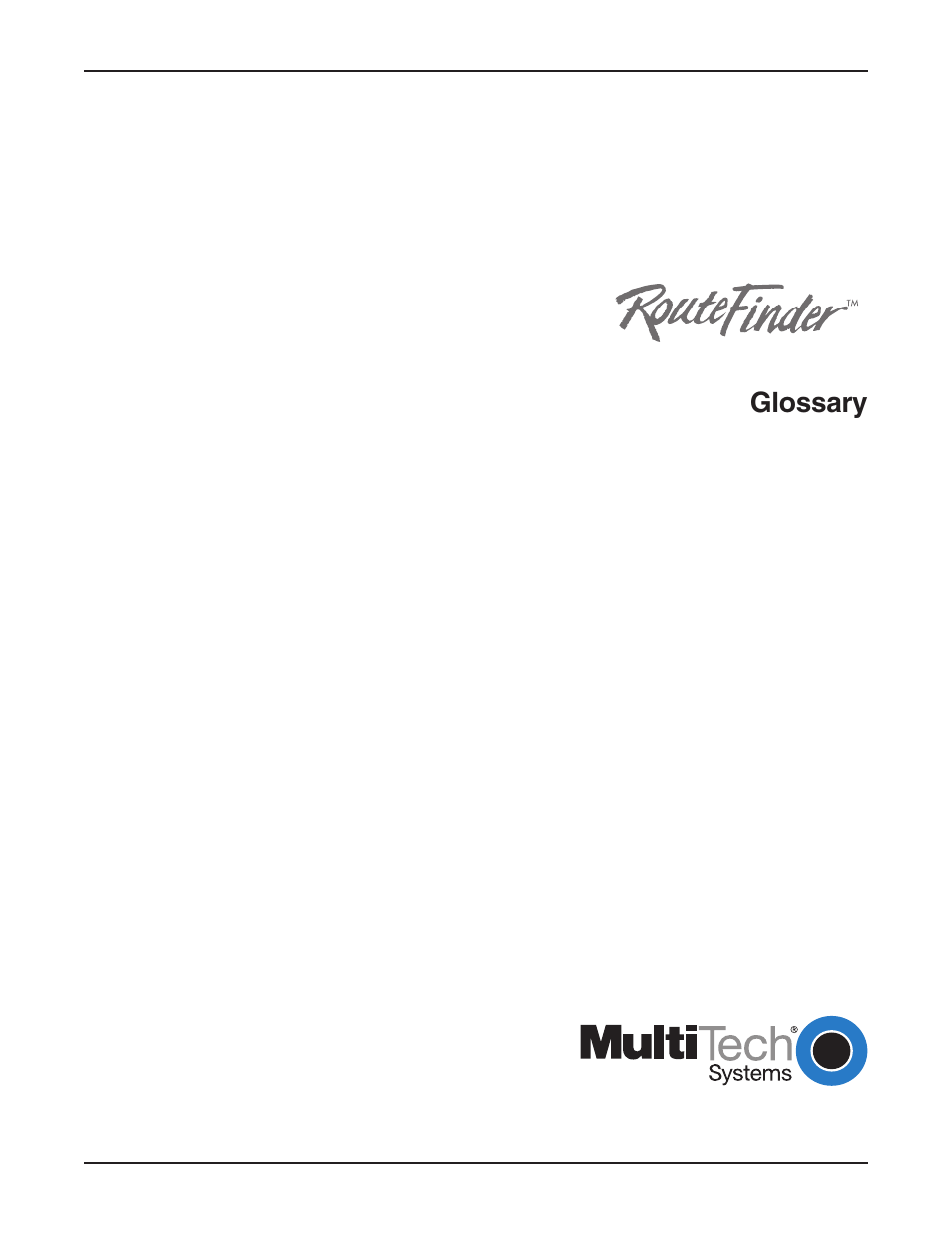 Glossary | Multi-Tech Systems RF802EW User Manual | Page 112 / 118