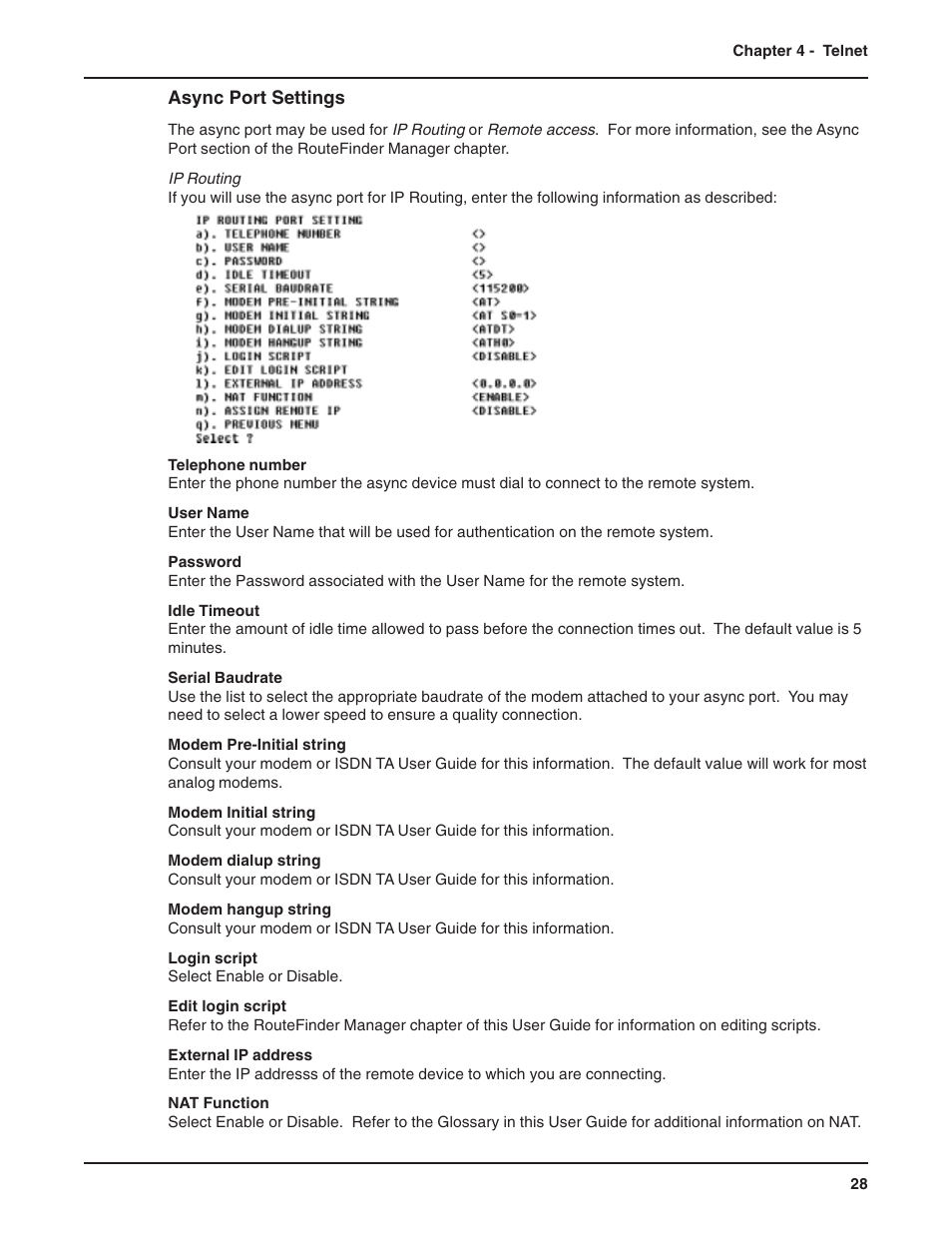 Multi-Tech Systems RF802EW User Manual | Page 28 / 118