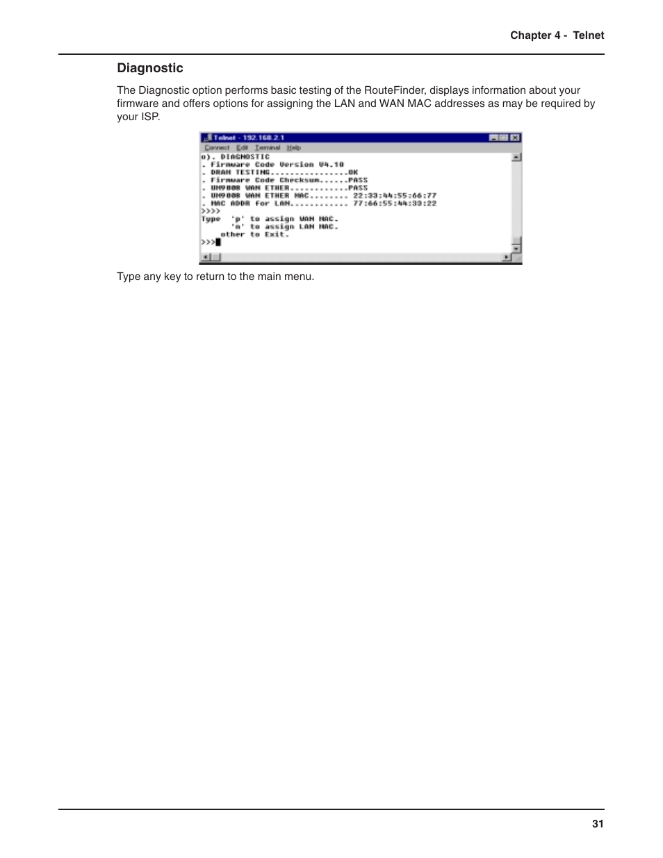 Multi-Tech Systems RF802EW User Manual | Page 31 / 118