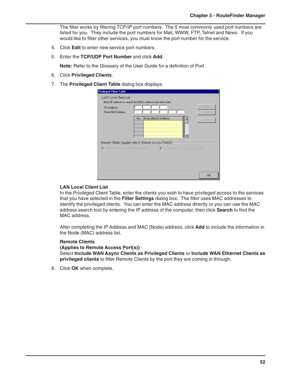 Wireless settings | Multi-Tech Systems RF802EW User Manual | Page 52 / 118