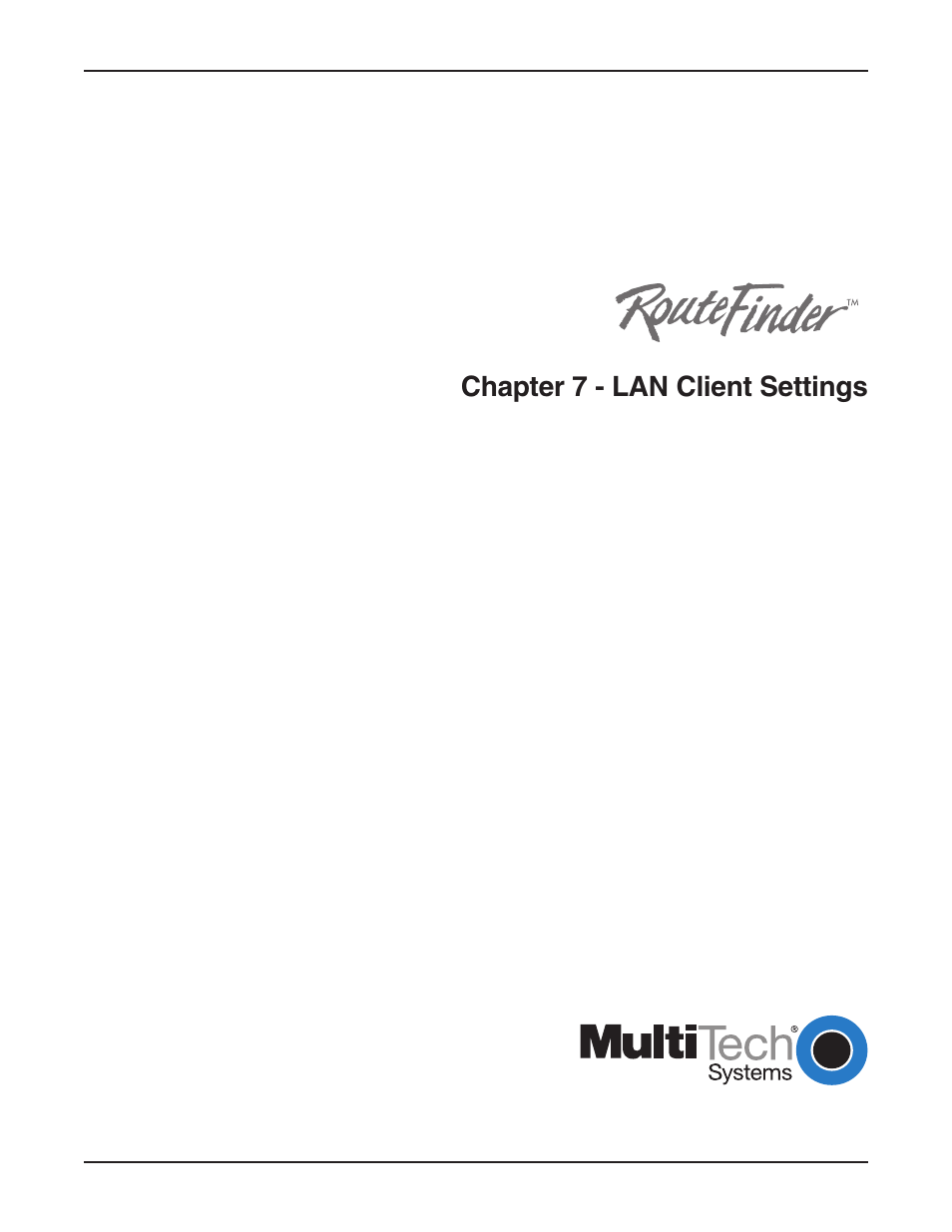 Multi-Tech Systems RF802EW User Manual | Page 66 / 118