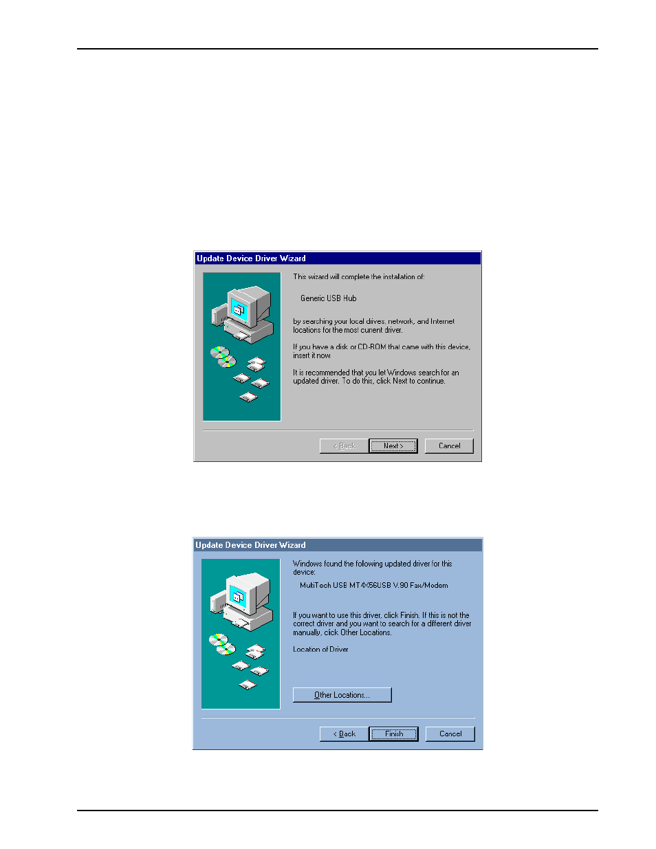 Mt4x56usb drivers for windows 95 | Multi-Tech Systems MT4X56USB User Manual | Page 19 / 96