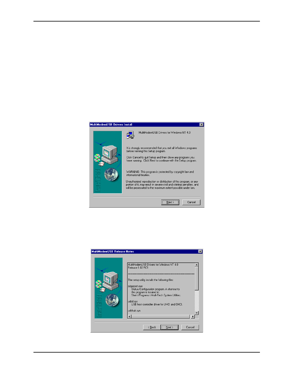 Mt4x56usb drivers for windows nt 4.0 | Multi-Tech Systems MT4X56USB User Manual | Page 21 / 96