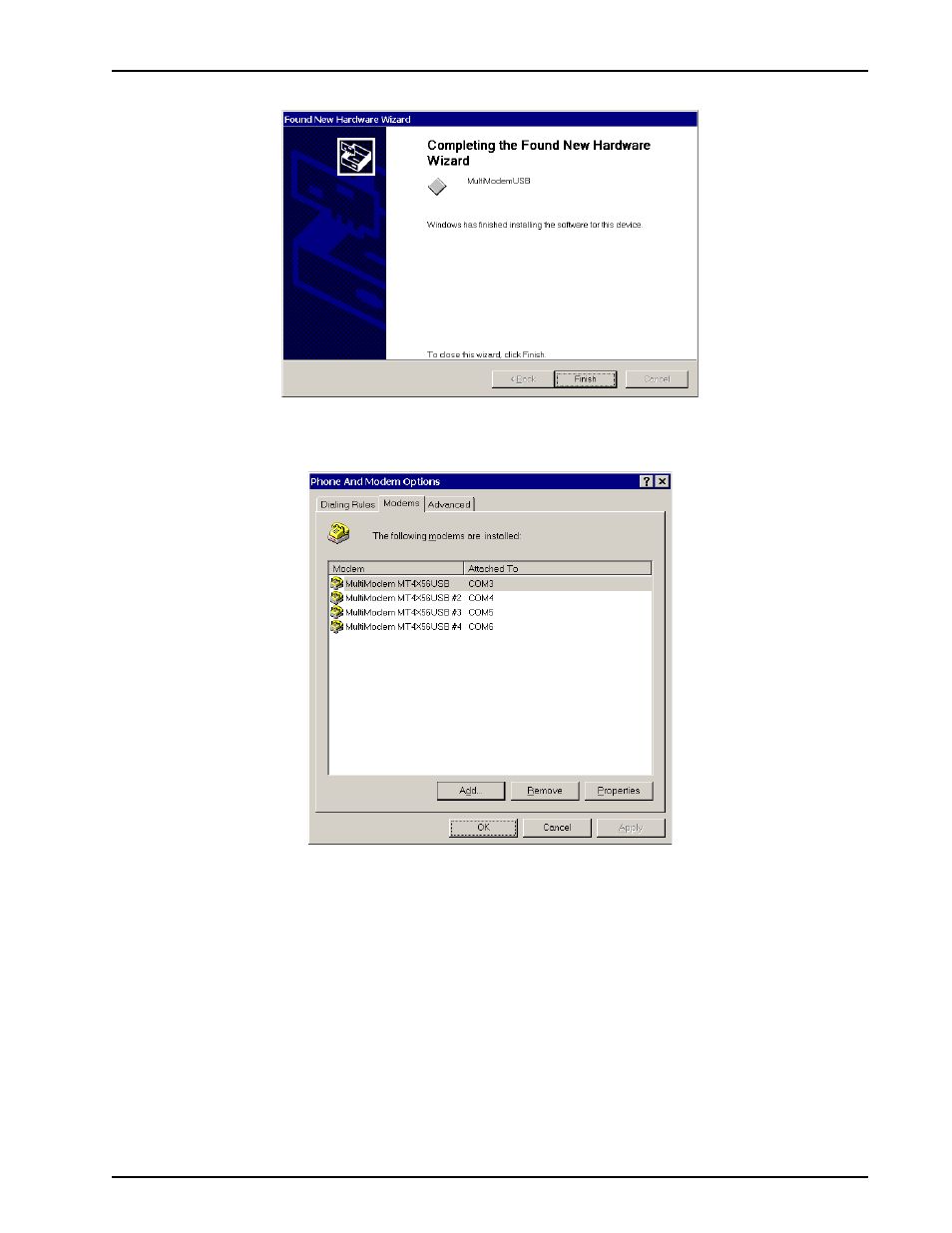 Multi-Tech Systems MT4X56USB User Manual | Page 33 / 96