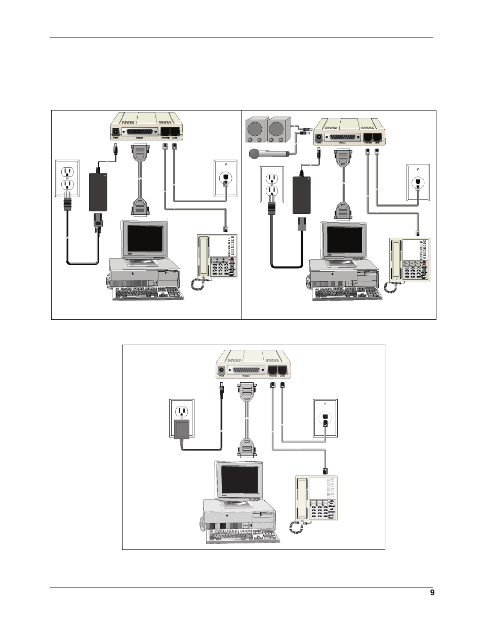Step 2: connect the modem to your pc, Global connections, Non-global connection | Multi-Tech Systems MultiModem ZBA User Manual | Page 9 / 43